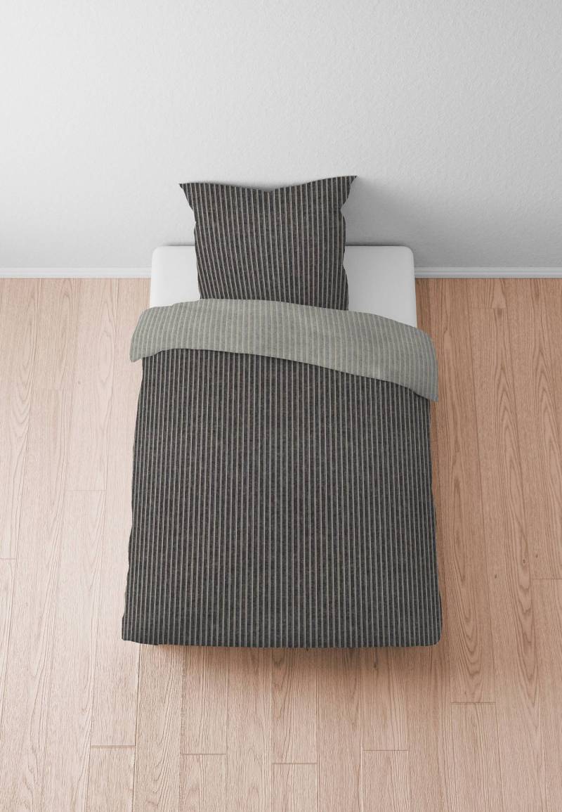 home24 Melange-Flanell Bettwäsche Faot 155 x 200 cm + Kissen 80 x 80 cm Grau/Anthrazit home24 Melange-Flanell Bettwäsche Faot 155 x 200 cm + Kissen 80 x 80 cm Grau/Anthrazit von home24