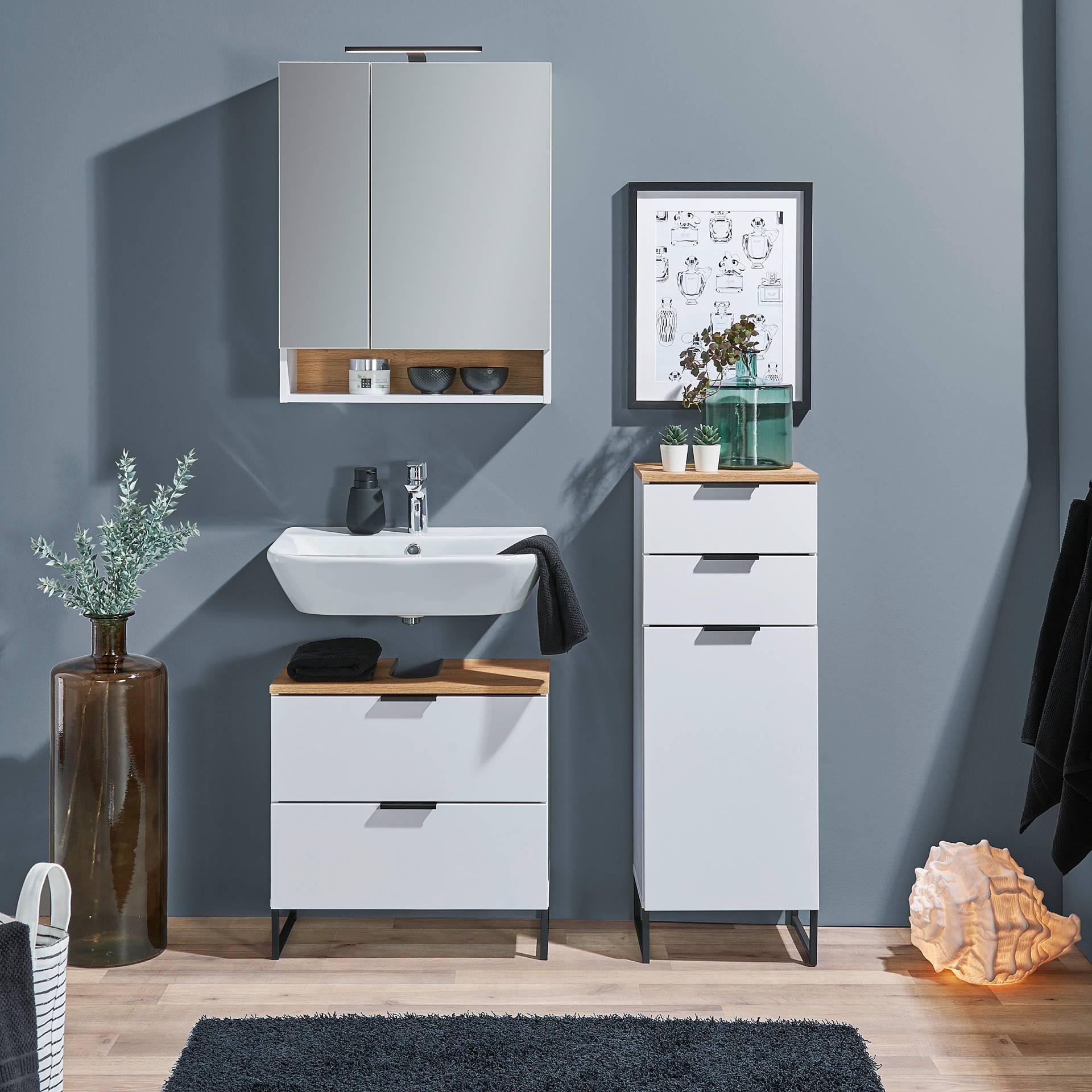 home24 Midischrank 38cm Weiß/Matt Weiß home24 Midischrank 38cm Weiß/Matt Weiß von home24