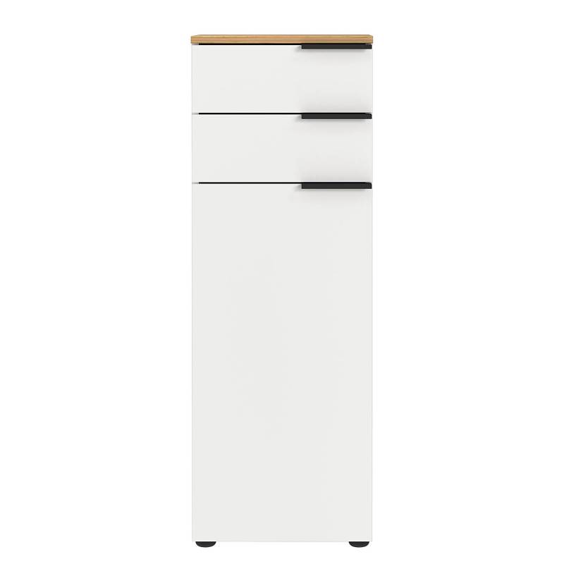 home24 Midischrank Menen 39 x 111 x 34cm Weiß von home24