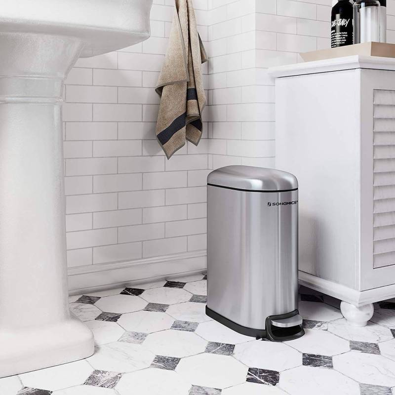 home24 Mülleimer Milizac III 28 x 39 x 21cm Silber home24 Mülleimer Milizac III 28 x 39 x 21cm Silber von home24