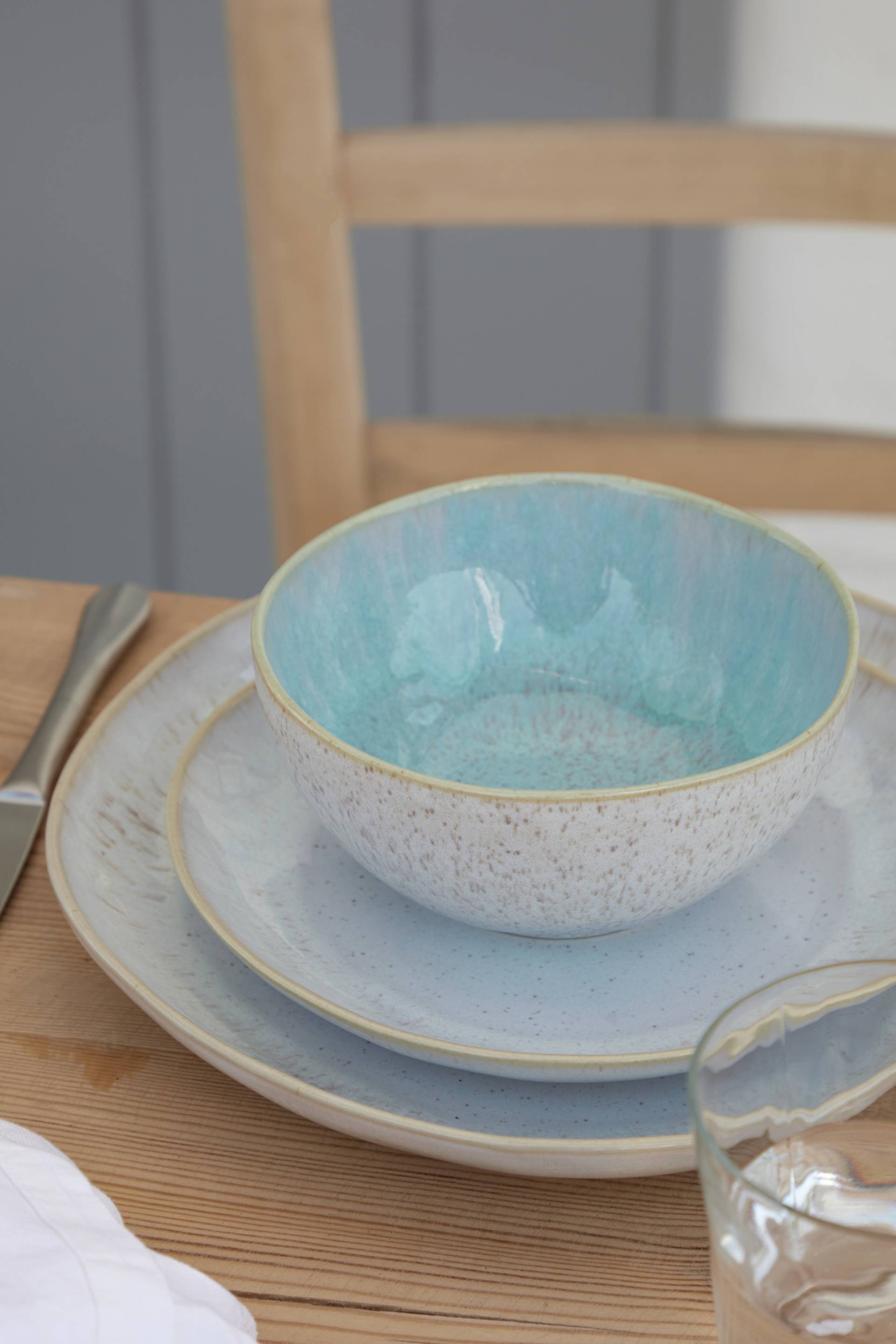 home24 Müslischale 13 x 7 x 13cm Weiß/Aqua home24 Müslischale 13 x 7 x 13cm Weiß/Aqua von home24