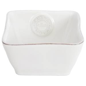 home24 Müslischale Quadratisch 11 x 6 x 11cm Weiß/Weiß von home24