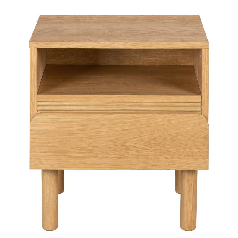 home24 Nachtkommode Cammon 48 x 55 x 40cm Holz/Braun/Eiche von home24