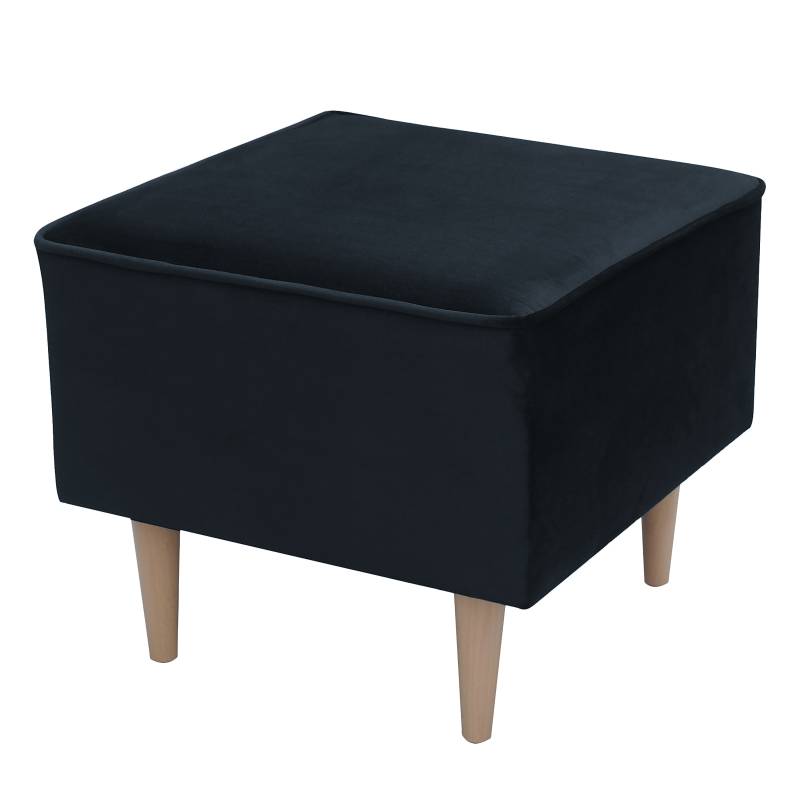 home24 Ohrensessel Blau Samt Ravi mit Hocker 82 x 103 x 92cm home24 Ohrensessel Blau Samt Ravi mit Hocker 82 x 103 x 92cm von home24