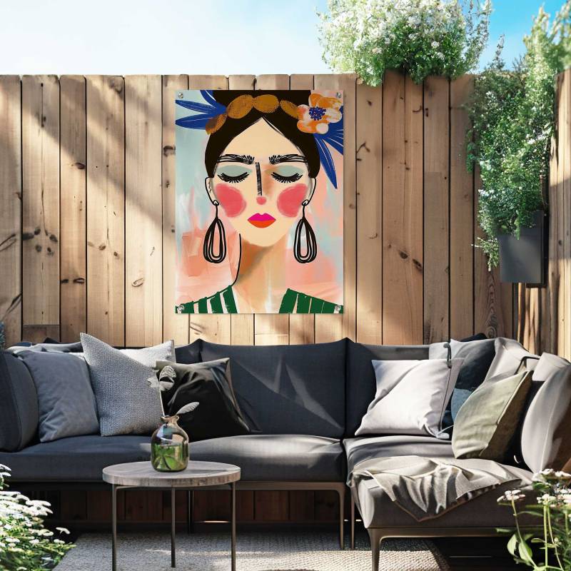 home24 Outdoor-Poster Spring Face Polyester Multicolor 60 x 80 x 0cm home24 Outdoor-Poster Spring Face Polyester Multicolor 60 x 80 x 0cm von home24
