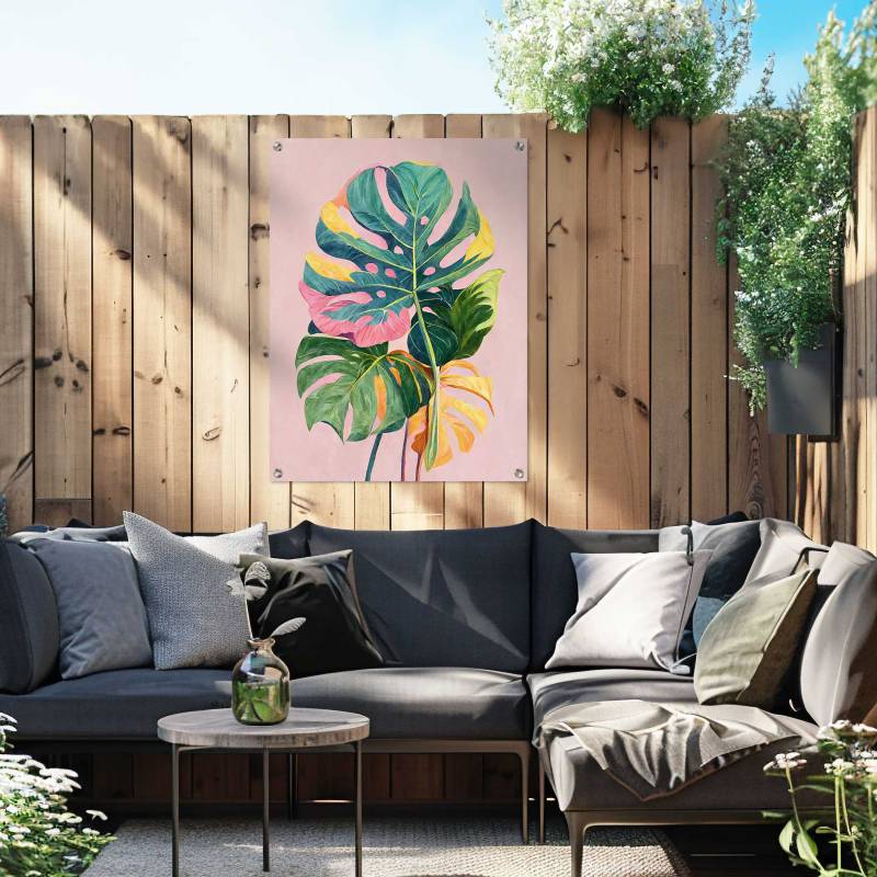 home24 Outdoor-Poster Summer Leafs Polyester Multicolor 60 x 80 x 0cm home24 Outdoor-Poster Summer Leafs Polyester Multicolor 60 x 80 x 0cm von home24