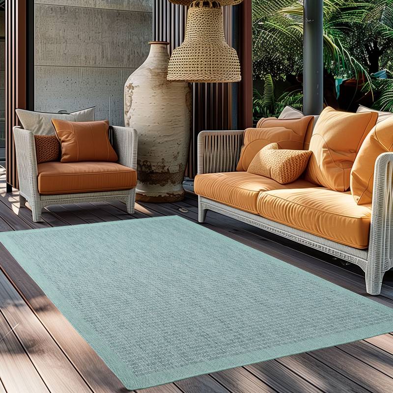 home24 Outdoorteppich Giza 1410 Blau/Blau Polyester 120 x 170cm home24 Outdoorteppich Giza 1410 Blau/Blau Polyester 120 x 170cm von home24