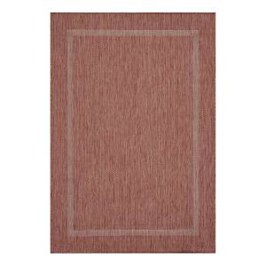 home24 Outdoorteppich Rot/Rot Polyester 120 x 170cm von home24