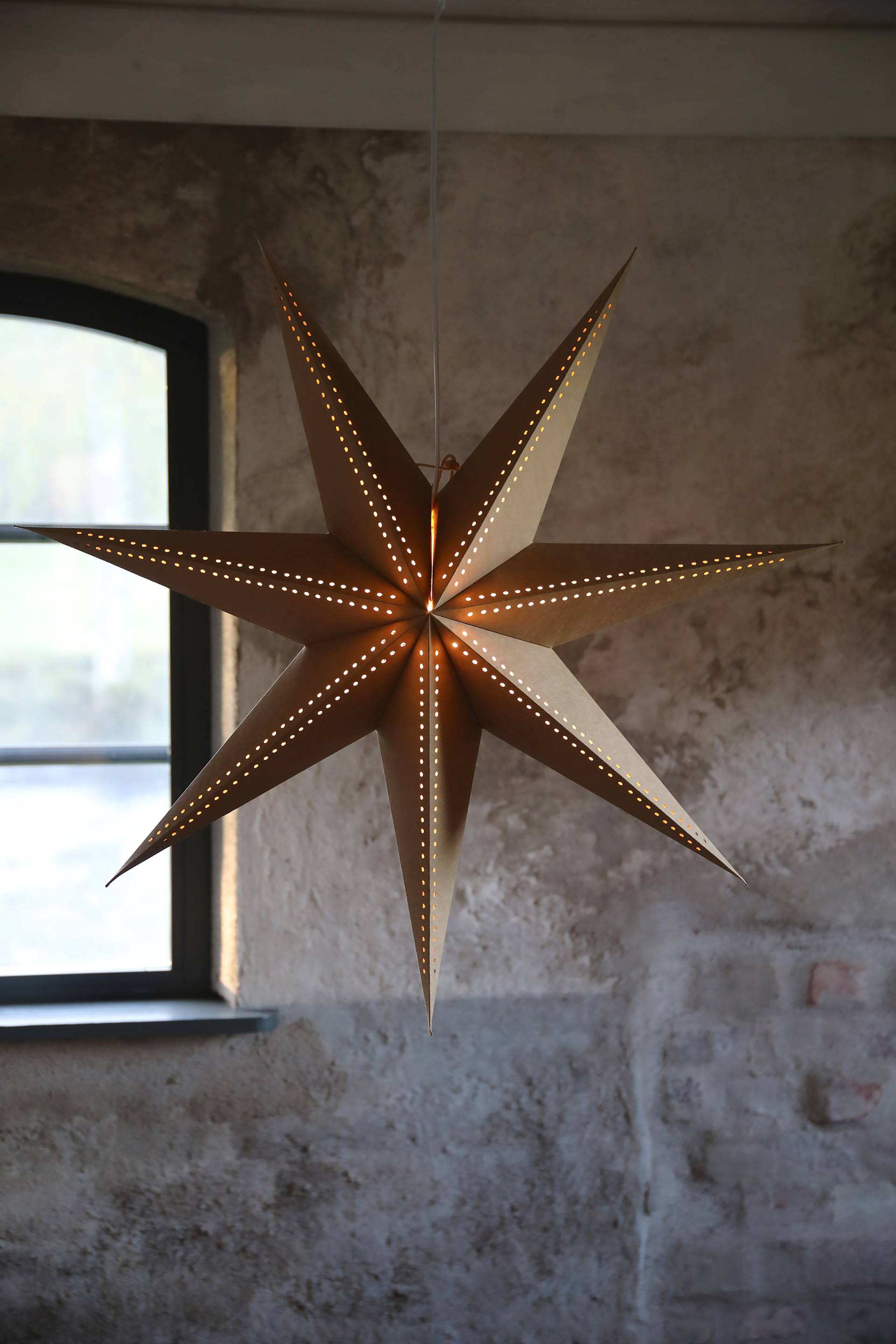 home24 Papierstern Kiara Typ A 16 x 75 x 75cm Braun/Braun Papier home24 Papierstern Kiara Typ A 16 x 75 x 75cm Braun/Braun Papier von home24