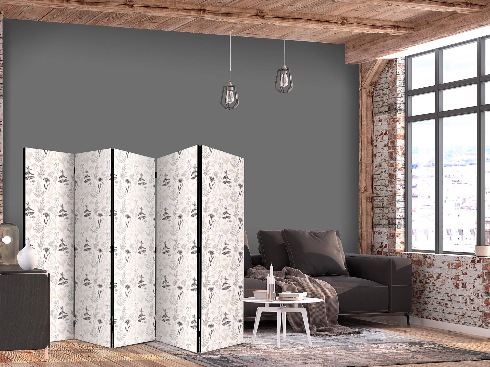 home24 Paravent Botanical Illustration 2-seitig Andere Schwarz/Weiß 225 x 172cm home24 Paravent Botanical Illustration 2-seitig Andere Schwarz/Weiß 225 x 172cm von home24