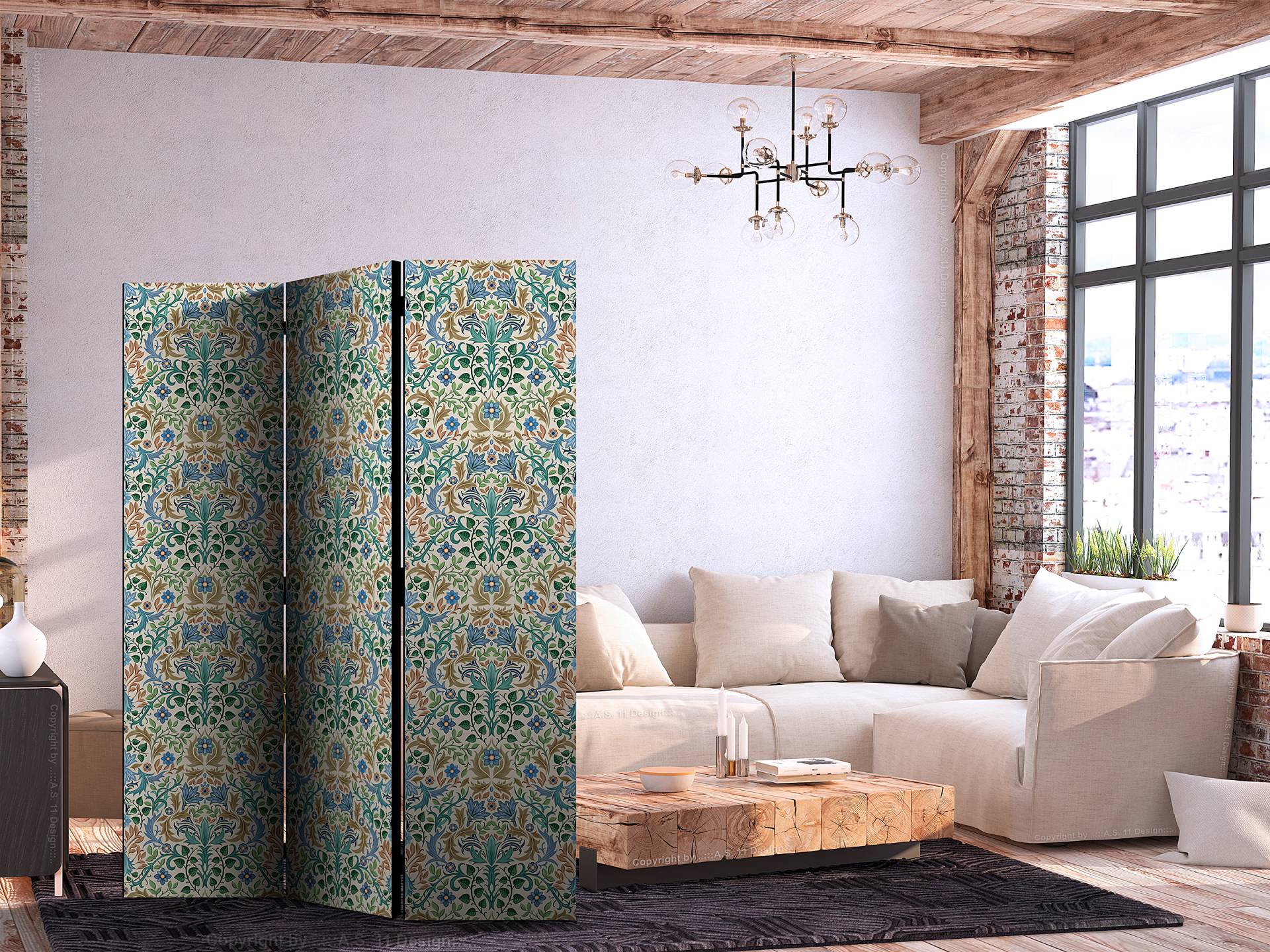 home24 Paravent Intricate and Rich 1-seitig Andere Multicolor/Multicolor 135 x 172cm home24 Paravent Intricate and Rich 1-seitig Andere Multicolor/Multicolor 135 x 172cm von home24