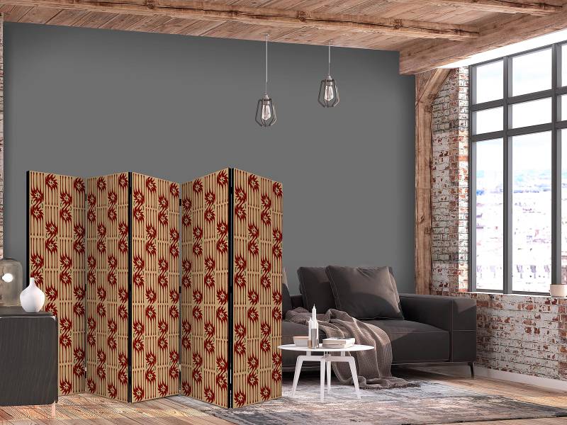 home24 Paravent Predatory Features 1-seitig Andere Multicolor 225 x 172cm von home24
