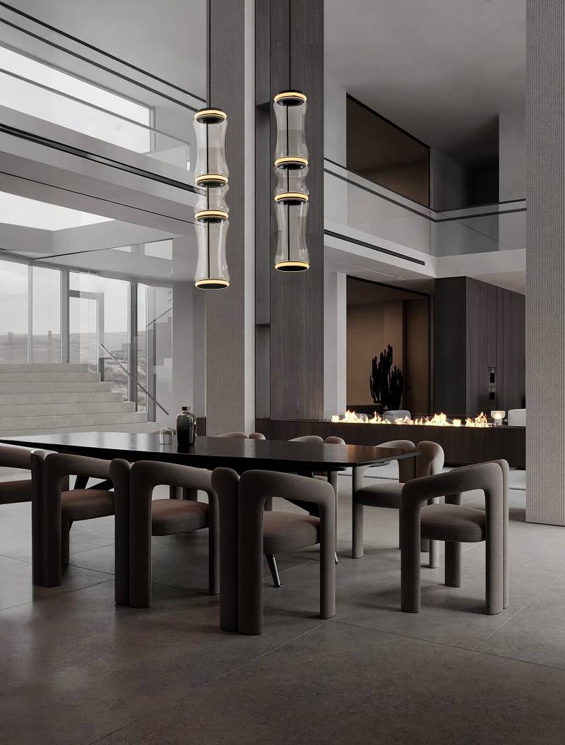 home24 Pendelleuchte Anapnoe 340cm Schwarz/Schwarz Kabel ABS, Fassung ABS, Baldachin Aluminium, Gehäuse Leuchte Aluminium Nicht austauschbare LEDs home24 Pendelleuchte Anapnoe 340cm Schwarz/Schwarz Kabel ABS, Fassung ABS, Baldachin Aluminium, Gehäuse Leuchte Aluminium Nicht austauschbare LEDs von home24