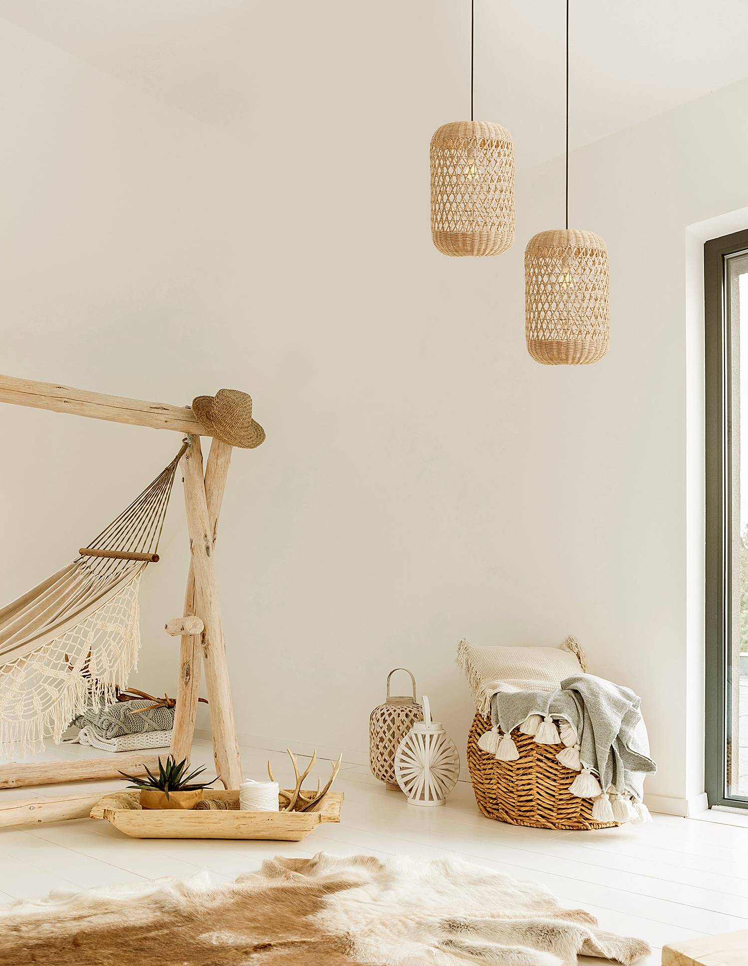 home24 Pendelleuchte Aurora Typ B Ø 25cm Beige/Beige Rattan / Aluminium - 1-flammig Kabel ABS, Fassung ABS, Baldachin Aluminium, Gehäuse Leuchte home24 Pendelleuchte Aurora Typ B Ø 25cm Beige/Beige Rattan / Aluminium - 1-flammig Kabel ABS, Fassung ABS, Baldachin Aluminium, Gehäuse Leuchte von home24