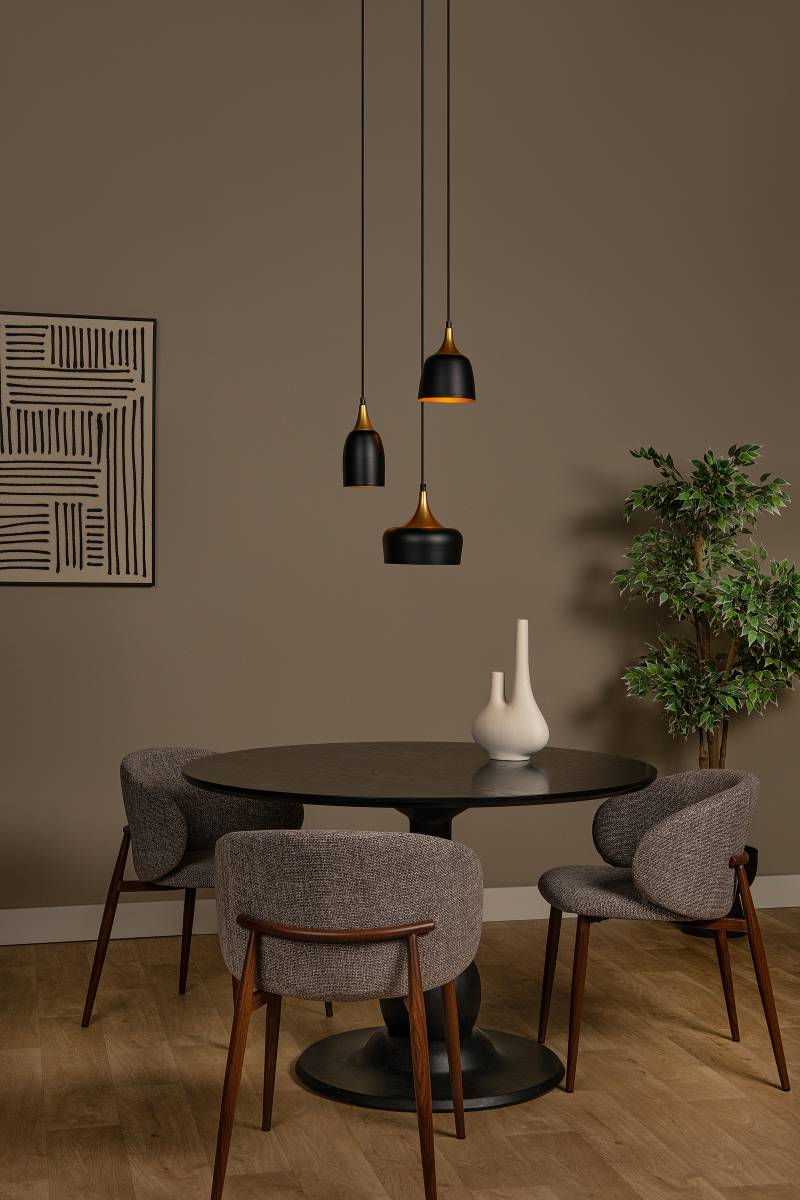 home24 Pendelleuchte Chayanne Ø 30cm Schwarz/Schwarz Material: Metall Metallart: Aluminium Oberfläche Metall: Gestrahlt E14 home24 Pendelleuchte Chayanne Ø 30cm Schwarz/Schwarz Material: Metall Metallart: Aluminium Oberfläche Metall: Gestrahlt E14 von home24