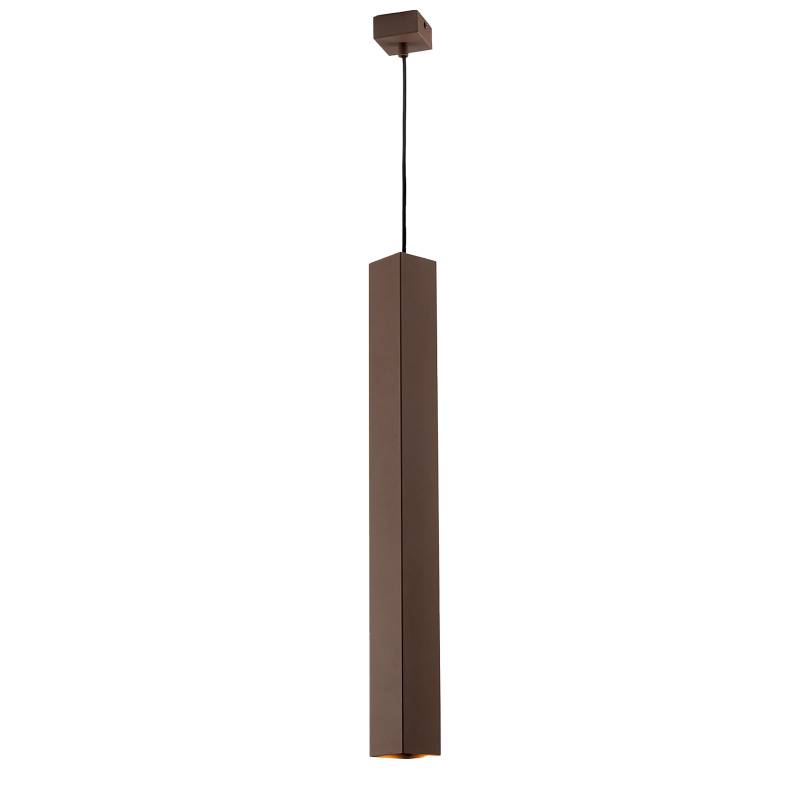 home24 Pendelleuchte Fluke Typ F 6 x 60 x 6cm Kupfer/Kupfer Material: Metall Metallart: Aluminium Oberfläche Metall: Lackiert GU10 von home24