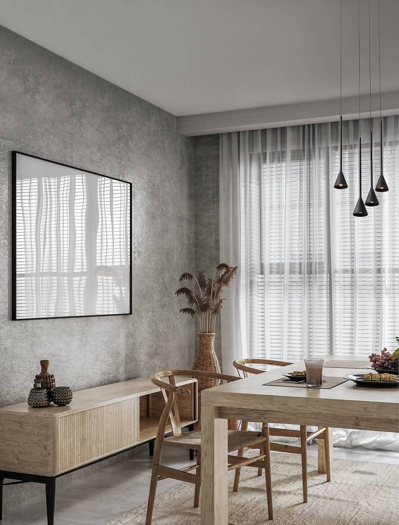 home24 Pendelleuchte Net Typ B Ø 36cm Schwarz/Schwarz Kabel ABS, Fassung ABS, Baldachin Aluminium, Gehäuse Leuchte Aluminium Nicht austauschbare LEDs von home24