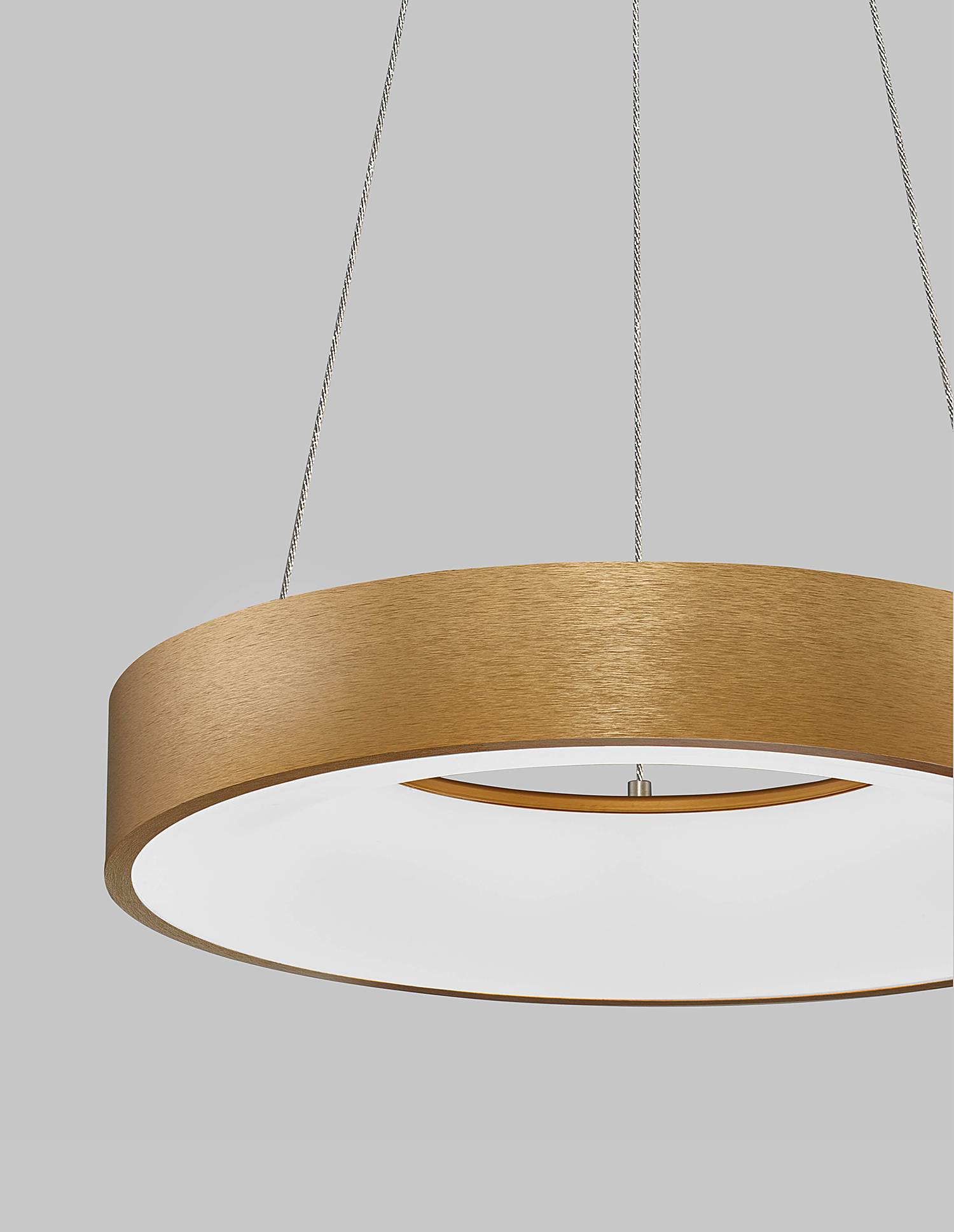 home24 Pendelleuchte Rando Thin Ø 38cm Gold/Gold Kabel ABS, Fassung ABS, Baldachin Aluminium, Gehäuse Leuchte Aluminium Nicht austauschbare LEDs home24 Pendelleuchte Rando Thin Ø 38cm Gold/Gold Kabel ABS, Fassung ABS, Baldachin Aluminium, Gehäuse Leuchte Aluminium Nicht austauschbare LEDs von home24