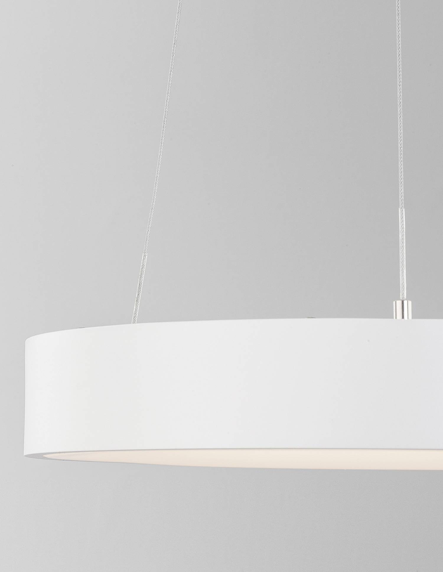 home24 Pendelleuchte Rando Thin Ø 38cm Weiß/Weiß Kabel ABS, Fassung ABS, Baldachin Aluminium, Gehäuse Leuchte Aluminium Nicht austauschbare LEDs home24 Pendelleuchte Rando Thin Ø 38cm Weiß/Weiß Kabel ABS, Fassung ABS, Baldachin Aluminium, Gehäuse Leuchte Aluminium Nicht austauschbare LEDs von home24