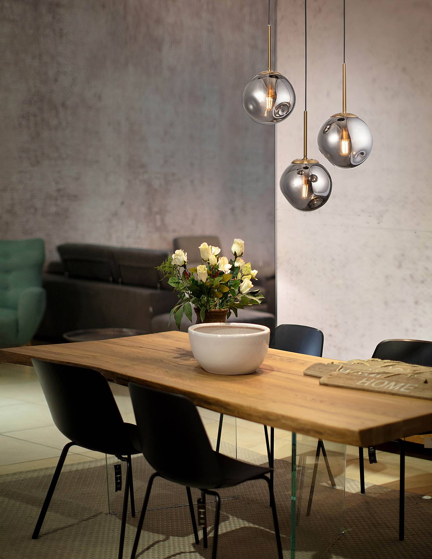 home24 Pendelleuchte Spada Ø 40cm Gold/Schwarz 3 Kabel ABS, Fassung ABS, Baldachin Aluminium, Gehäuse Leuchte Aluminium LED/Smart Home/Glühlampe E27 home24 Pendelleuchte Spada Ø 40cm Gold/Schwarz 3 Kabel ABS, Fassung ABS, Baldachin Aluminium, Gehäuse Leuchte Aluminium LED/Smart Home/Glühlampe E27 von home24
