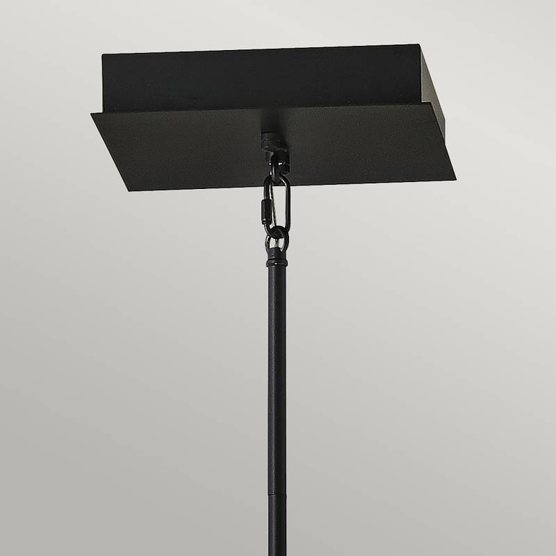 home24 Pendelleuchte Styx Typ B Ø 51cm Schwarz/Schwarz Material: Metall Metallart: Stahl Oberfläche Metall: Lackiert LED LED-Platine von home24