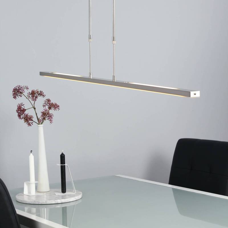 home24 Pendelleuchte Zelena Typ A 122 x 117 x 8cm Silber Material: Metall Metallart: Eisen Oberfläche Metall: Vernickelt LED/Nicht austauschbare LEDs von home24