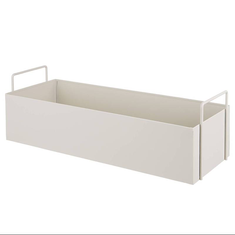 home24 Pflanzkasten 2er-Set 17 x 11 x 45cm Beige/Beige von home24