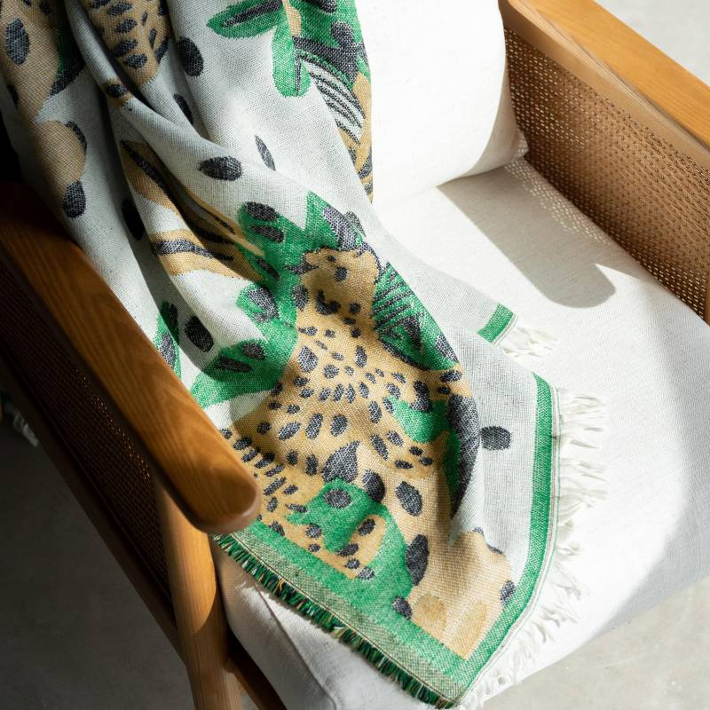 home24 Plaid Jungle Leo 170 x 1 x 130cm Multicolor/Multicolor Polyester home24 Plaid Jungle Leo 170 x 1 x 130cm Multicolor/Multicolor Polyester von home24