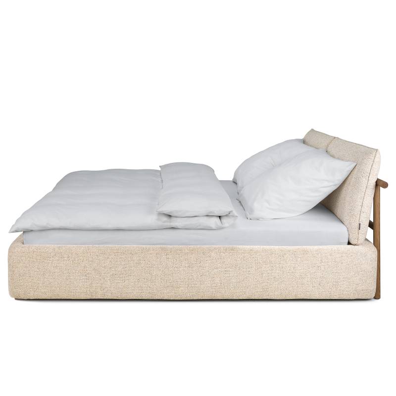 home24 Polsterbett 160 x 200cm Webstoff Hevi Beige Kein Bettkasten home24 Polsterbett 160 x 200cm Webstoff Hevi Beige Kein Bettkasten von home24