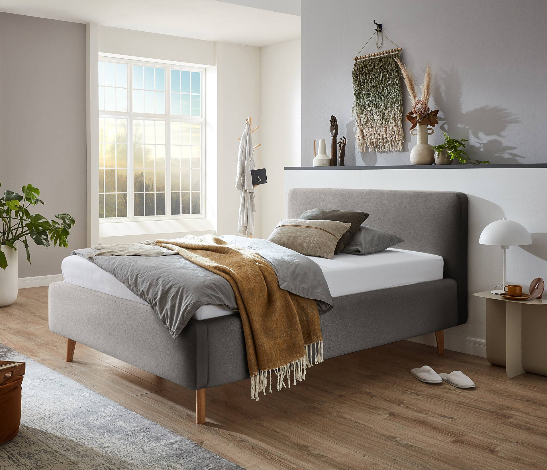 home24 Polsterbett MATTIS 120 x 200cm Flachgewebe Norana Grau ohne Lattenrost Eiche home24 Polsterbett MATTIS 120 x 200cm Flachgewebe Norana Grau ohne Lattenrost Eiche von home24