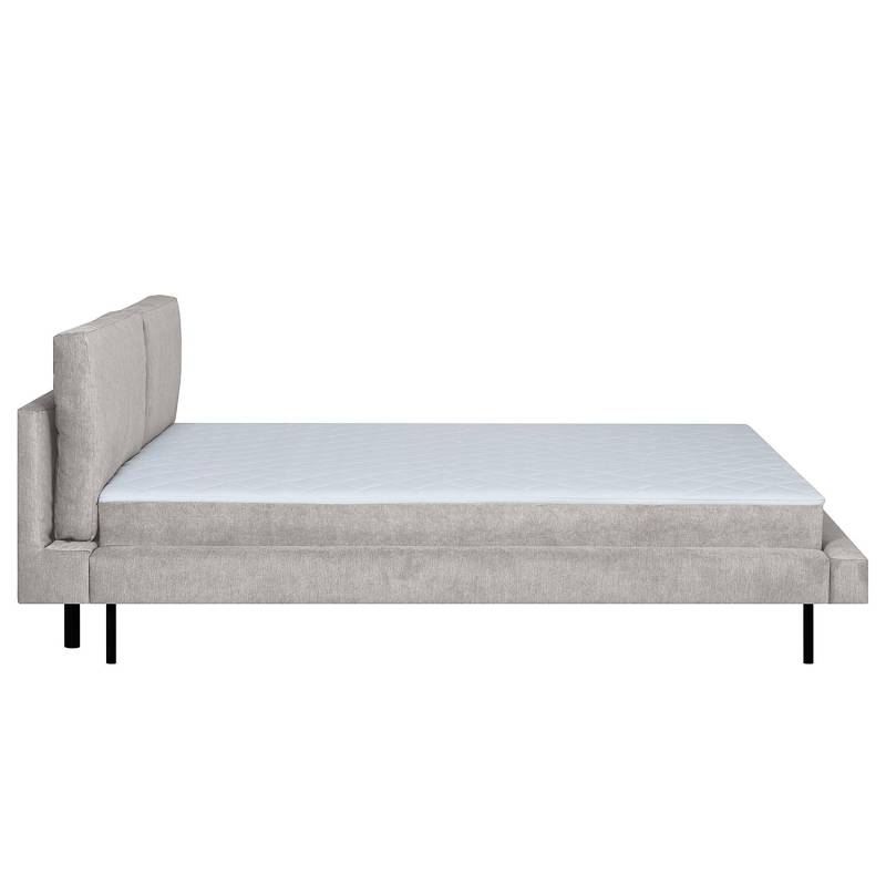home24 Polsterbett Manu 140 x 200cm Microfaser Orela Grau von home24
