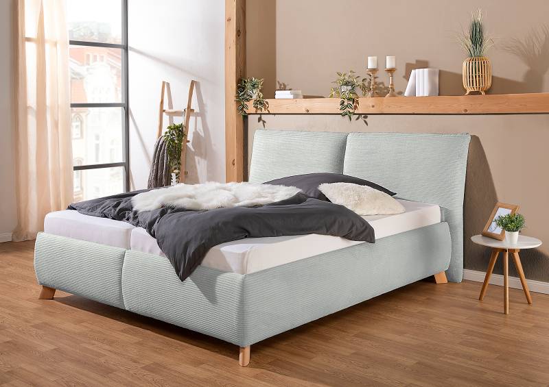 home24 Polsterbett Vaddas mit Matratze 160 x 200cm Cordstoff Zuri Grau H2 Bonellfederkernmatratze home24 Polsterbett Vaddas mit Matratze 160 x 200cm Cordstoff Zuri Grau H2 Bonellfederkernmatratze von home24