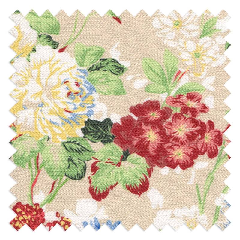 home24 Polsterhocker 53 x 47 x 53cm Beige von home24