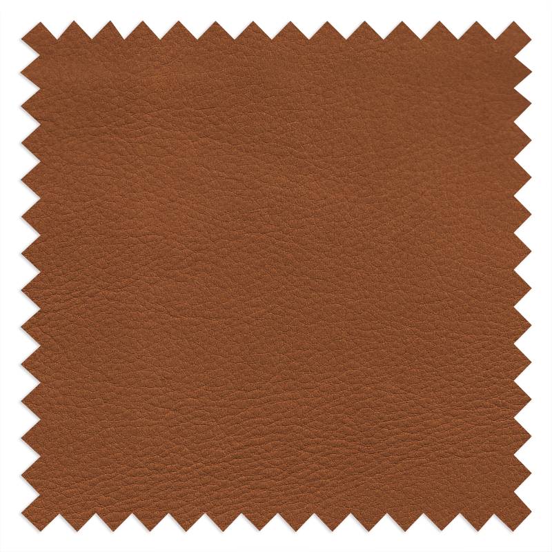 home24 Polsterhocker Oiloka 58 x 44 x 52cm Braun Echtleder Anila: Cognac von home24