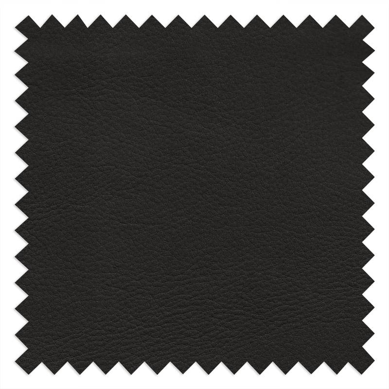 home24 Polsterhocker Oiloka 58 x 44 x 52cm Schwarz Echtleder Anila: Schwarz von home24