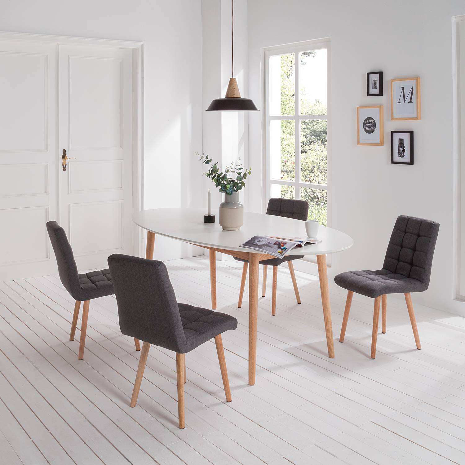home24 Polsterstuhl Doskie I 42 x 81 x 57cm 2er Set Webstoff Zea: Dunkelgrau Grau home24 Polsterstuhl Doskie I 42 x 81 x 57cm 2er Set Webstoff Zea: Dunkelgrau Grau von home24