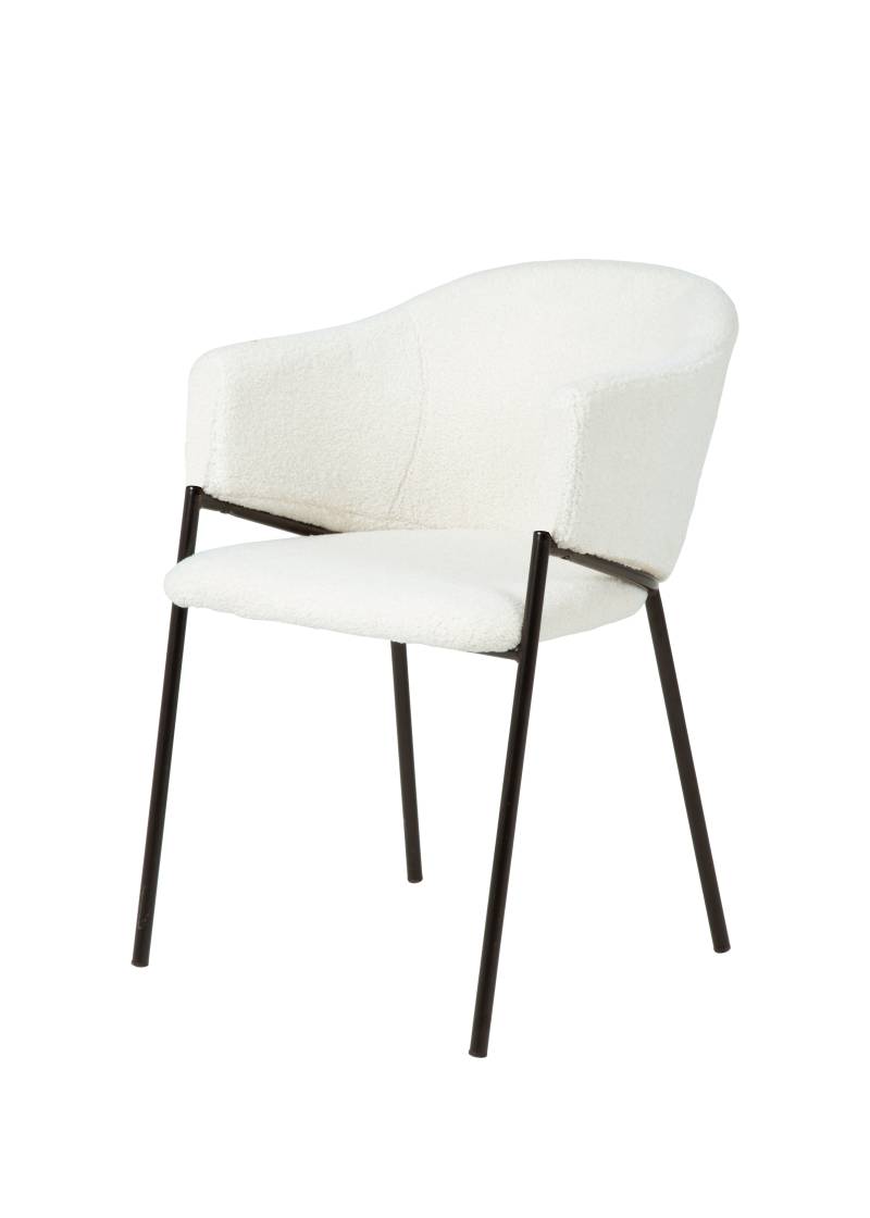 home24 Polsterstuhl Funks 2er-Set 54 x 78 x 62cm Beige von home24