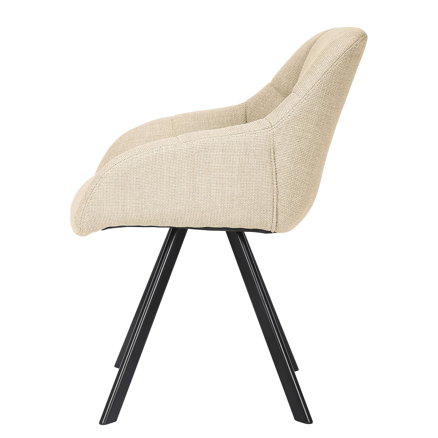 home24 Polsterstuhl HOLEK 2er-Set 57 x 83 x 65cm Beige/Creme home24 Polsterstuhl HOLEK 2er-Set 57 x 83 x 65cm Beige/Creme von home24