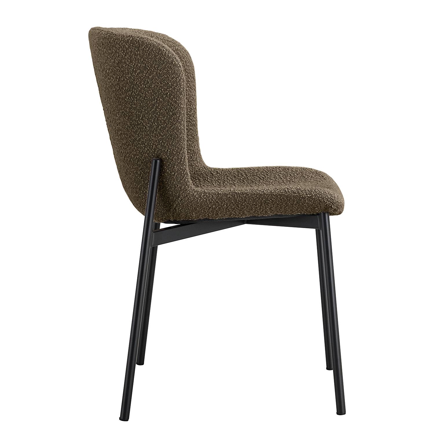 home24 Polsterstuhl MOUZON 2er-Set 52 x 79 x 49cm Bouclé Stoff Holma: Taupe Braun/Taupe Schwarz home24 Polsterstuhl MOUZON 2er-Set 52 x 79 x 49cm Bouclé Stoff Holma: Taupe Braun/Taupe Schwarz von home24