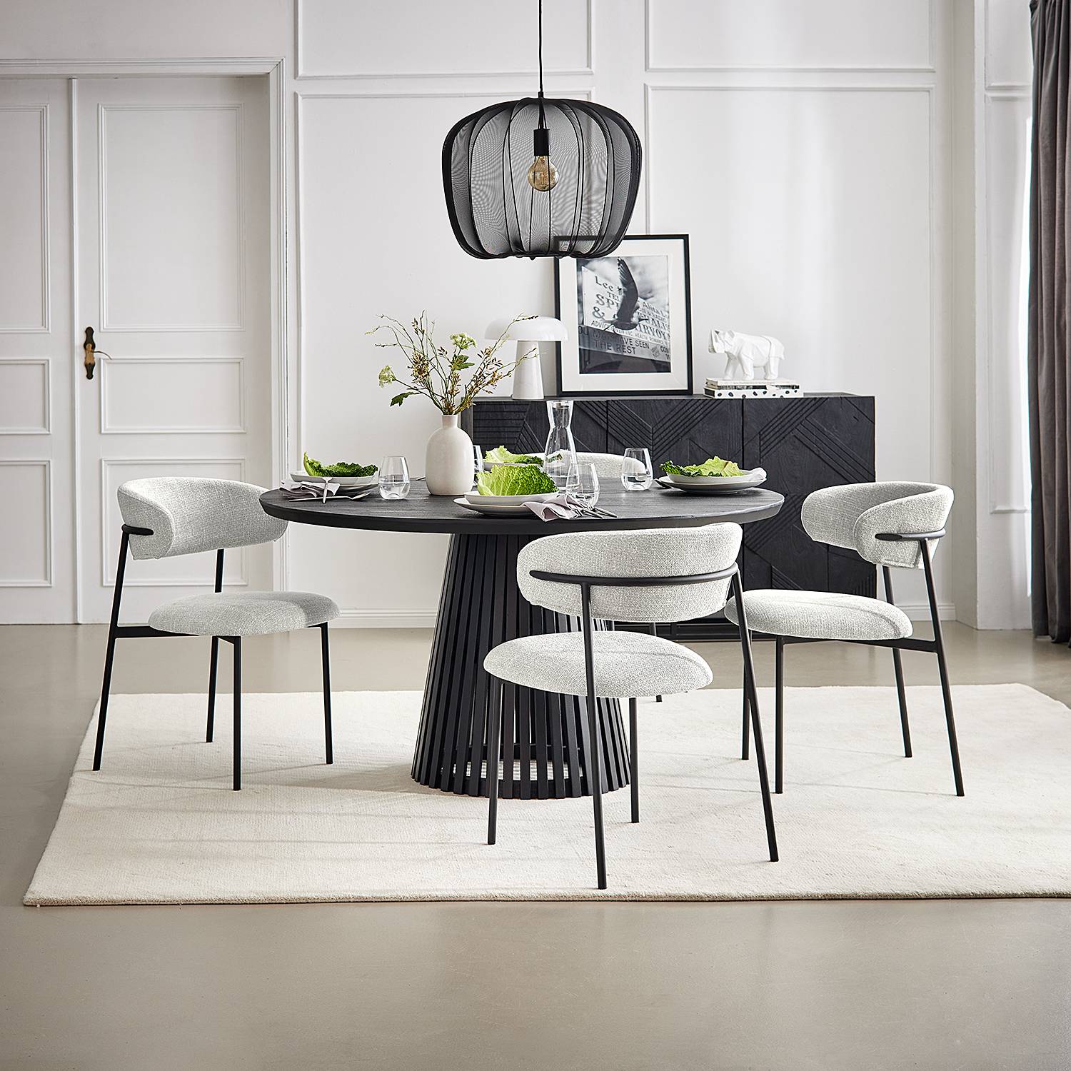 home24 Polsterstuhl Podington 2er-Set 58 x 80 x 54cm Grau/Hellgrau home24 Polsterstuhl Podington 2er-Set 58 x 80 x 54cm Grau/Hellgrau von home24