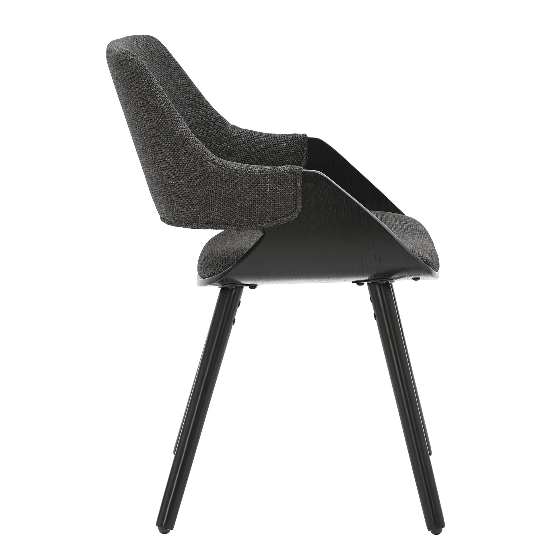 home24 Polsterstuhl Riffles 2er-Set Ø 34cm Schwarz/Schwarz home24 Polsterstuhl Riffles 2er-Set Ø 34cm Schwarz/Schwarz von home24