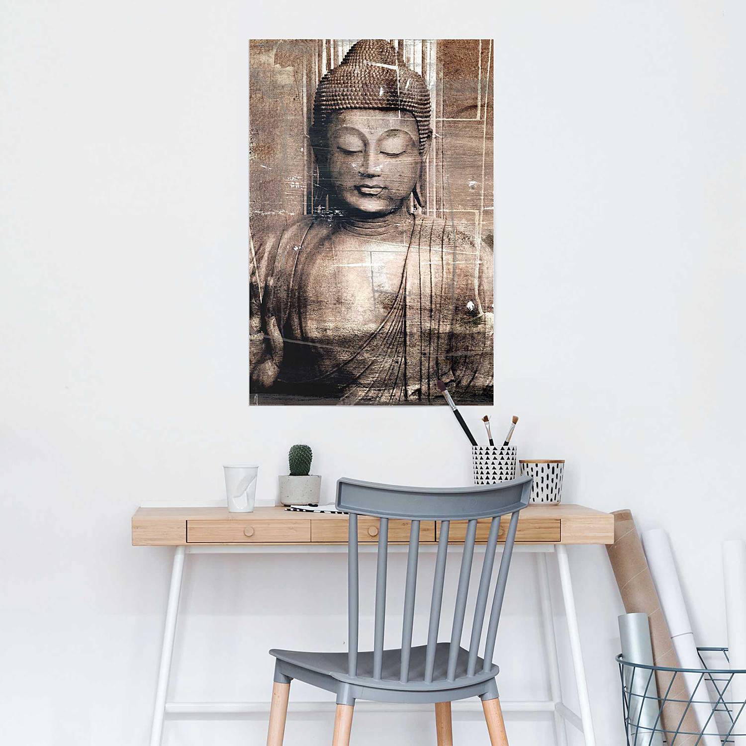 home24 Poster Buddha Papier Braun 61 x 92 x 0cm home24 Poster Buddha Papier Braun 61 x 92 x 0cm von home24