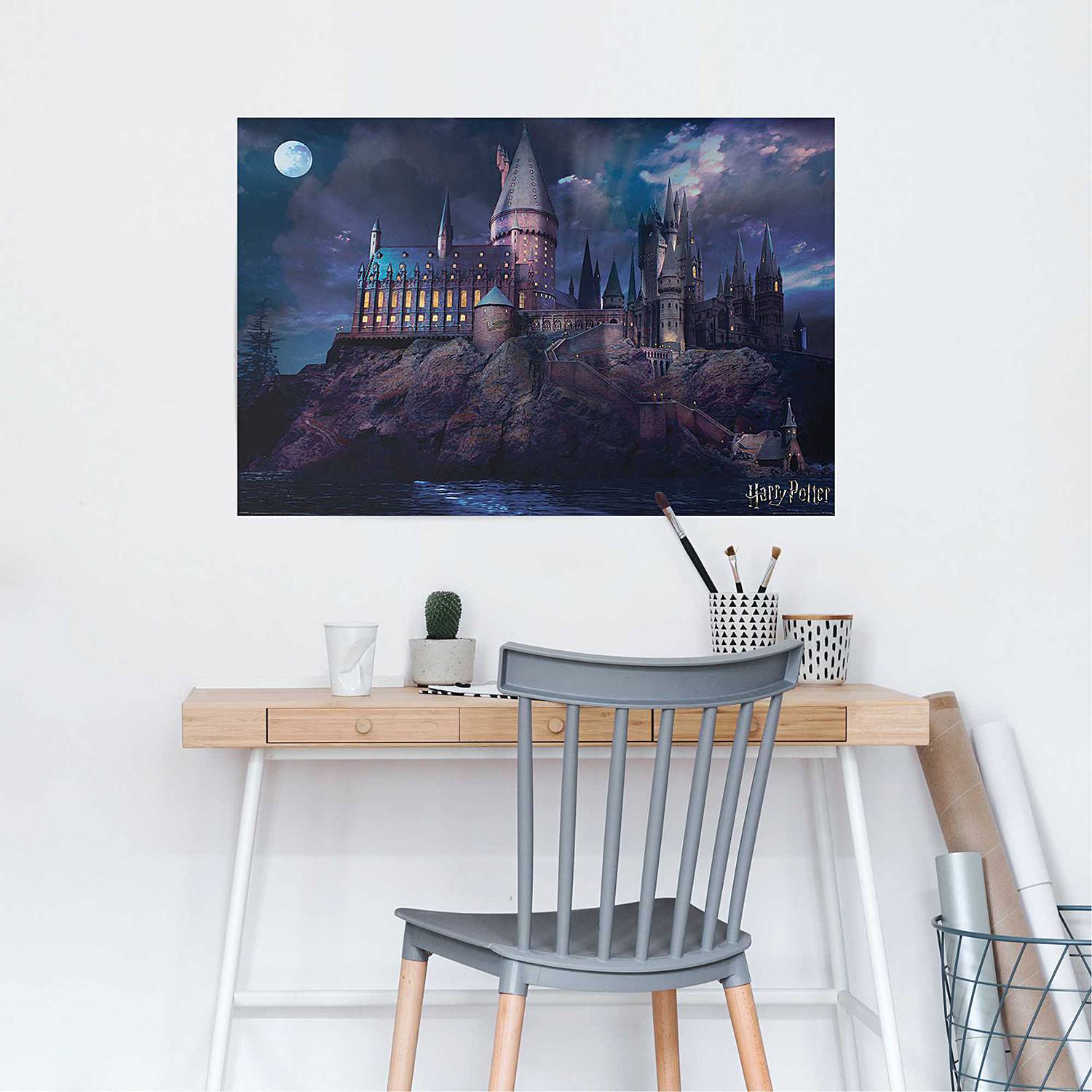 home24 Poster Harry Potter Hogwarts Papier Blau 61 x 92cm home24 Poster Harry Potter Hogwarts Papier Blau 61 x 92cm von home24