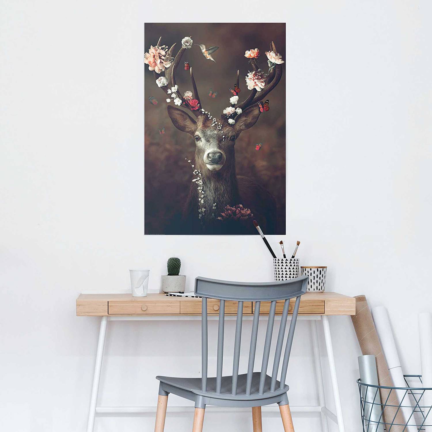 home24 Poster Hirsch Papier Braun 61 x 92 x 0cm home24 Poster Hirsch Papier Braun 61 x 92 x 0cm von home24