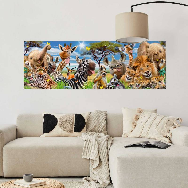 home24 Poster Lustige Wildtiere Material: Papier Motiv: Animal Multicolor/Multicolor 53 x 158 x 0cm home24 Poster Lustige Wildtiere Material: Papier Motiv: Animal Multicolor/Multicolor 53 x 158 x 0cm von home24