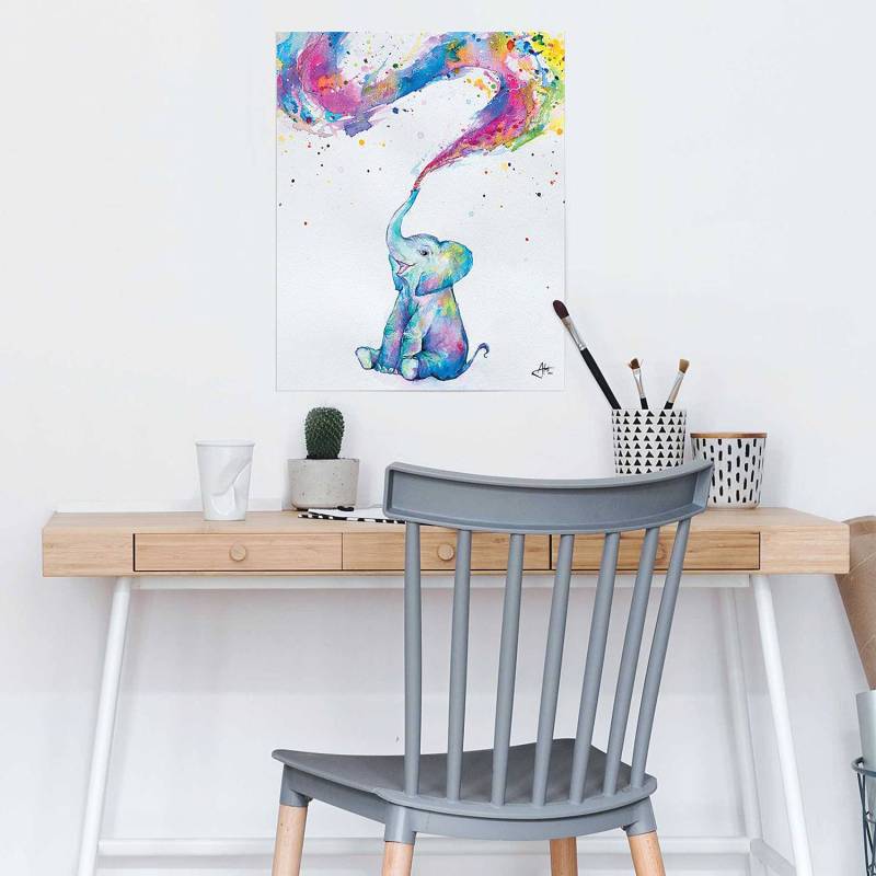 home24 Poster Marc Allante Spring Papier Multicolor 40 x 50 x 0cm von home24
