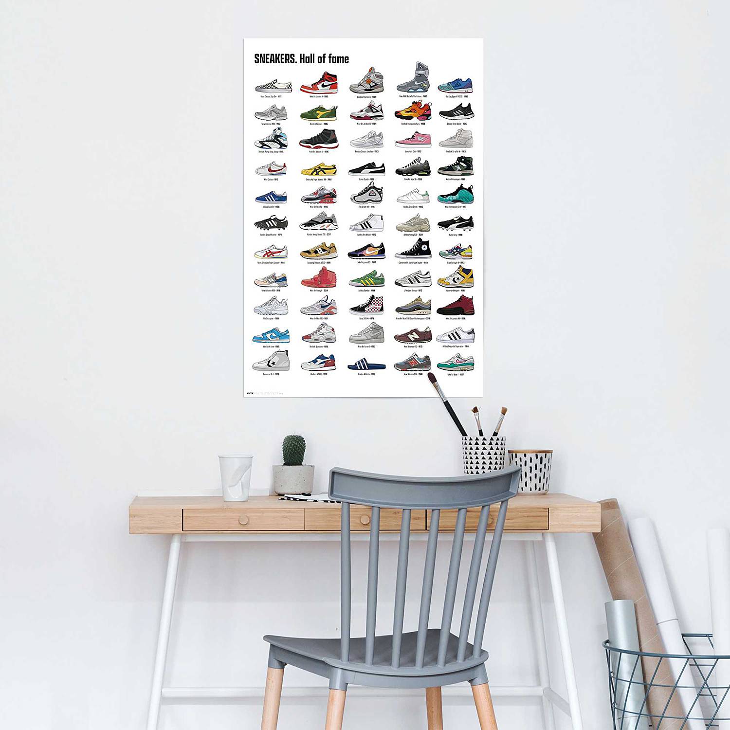 home24 Poster Sneakers Papier Multicolor 61 x 92 x 0cm home24 Poster Sneakers Papier Multicolor 61 x 92 x 0cm von home24