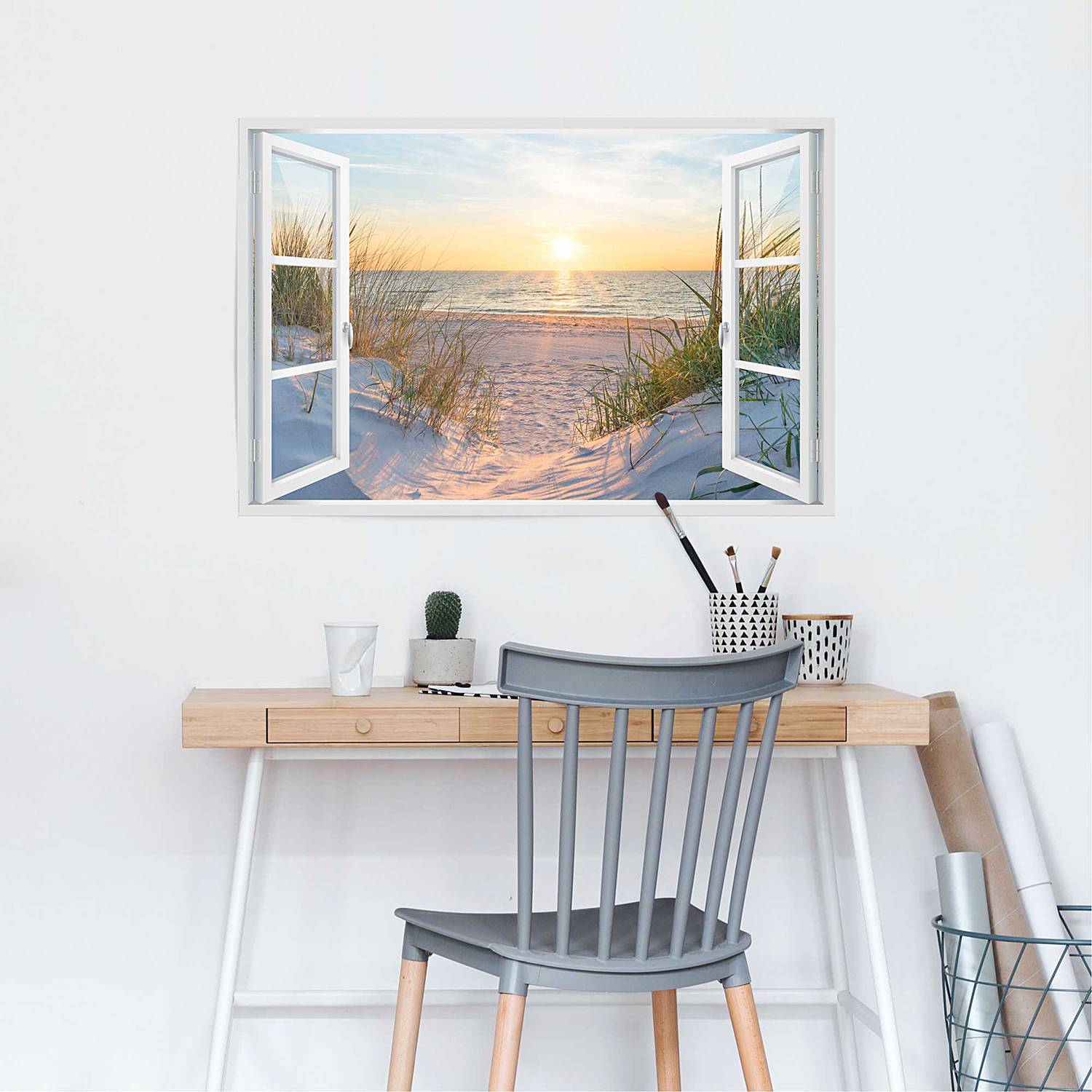 home24 Poster Sonnenuntergang Papier Beige 61 x 92 x 0cm home24 Poster Sonnenuntergang Papier Beige 61 x 92 x 0cm von home24