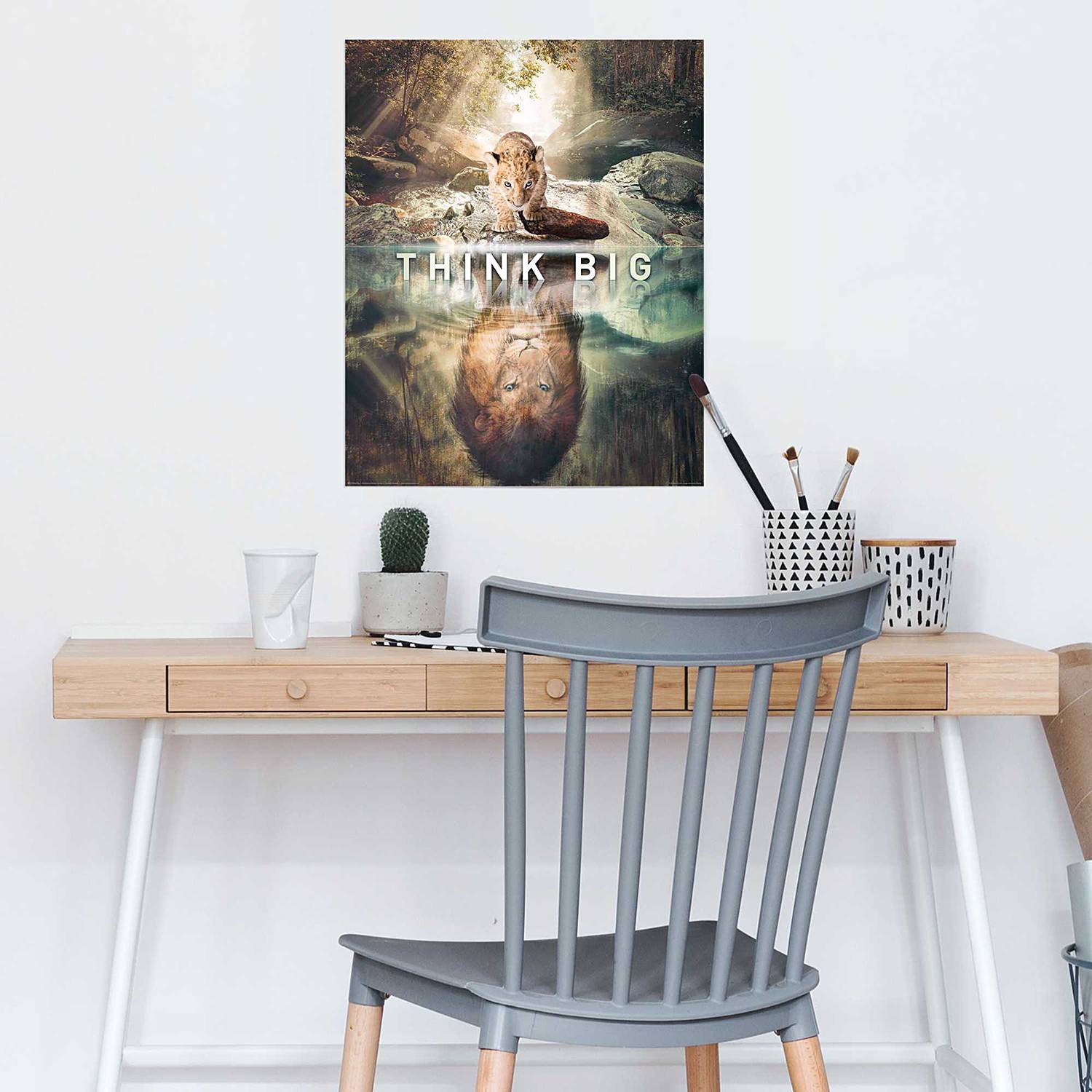 home24 Poster Think Big Papier Multicolor 40 x 50cm home24 Poster Think Big Papier Multicolor 40 x 50cm von home24