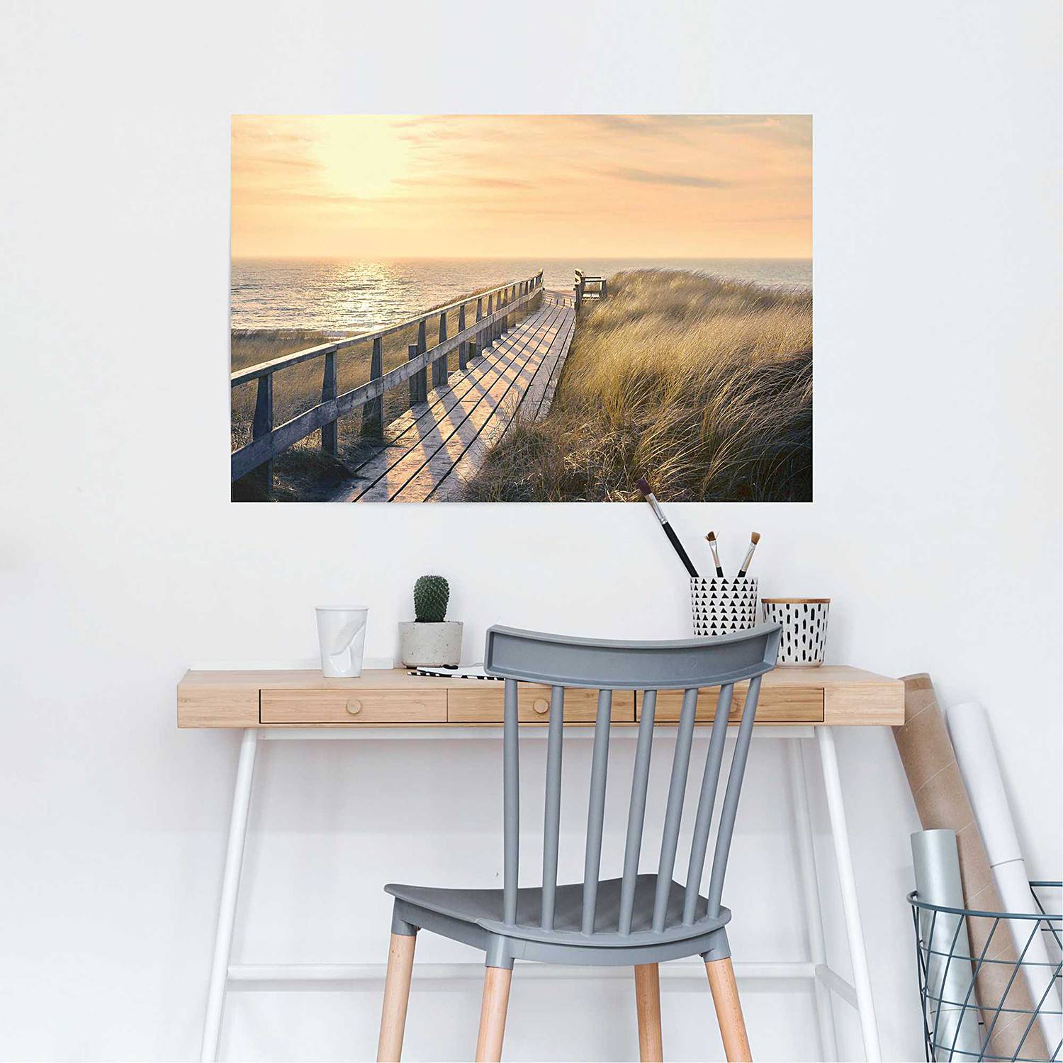 home24 Poster Weg zum Strand Papier Beige 61 x 92 x 0cm home24 Poster Weg zum Strand Papier Beige 61 x 92 x 0cm von home24